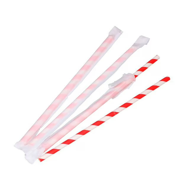 Bombilla Bombilla Papel Rigida Lineas Rojo/blanco Envasada 6*197mm (1x400) Bombilla Papel Rigida Lineas Rojo/blanco Envasada 6*197mm (1x400) BOMBR2