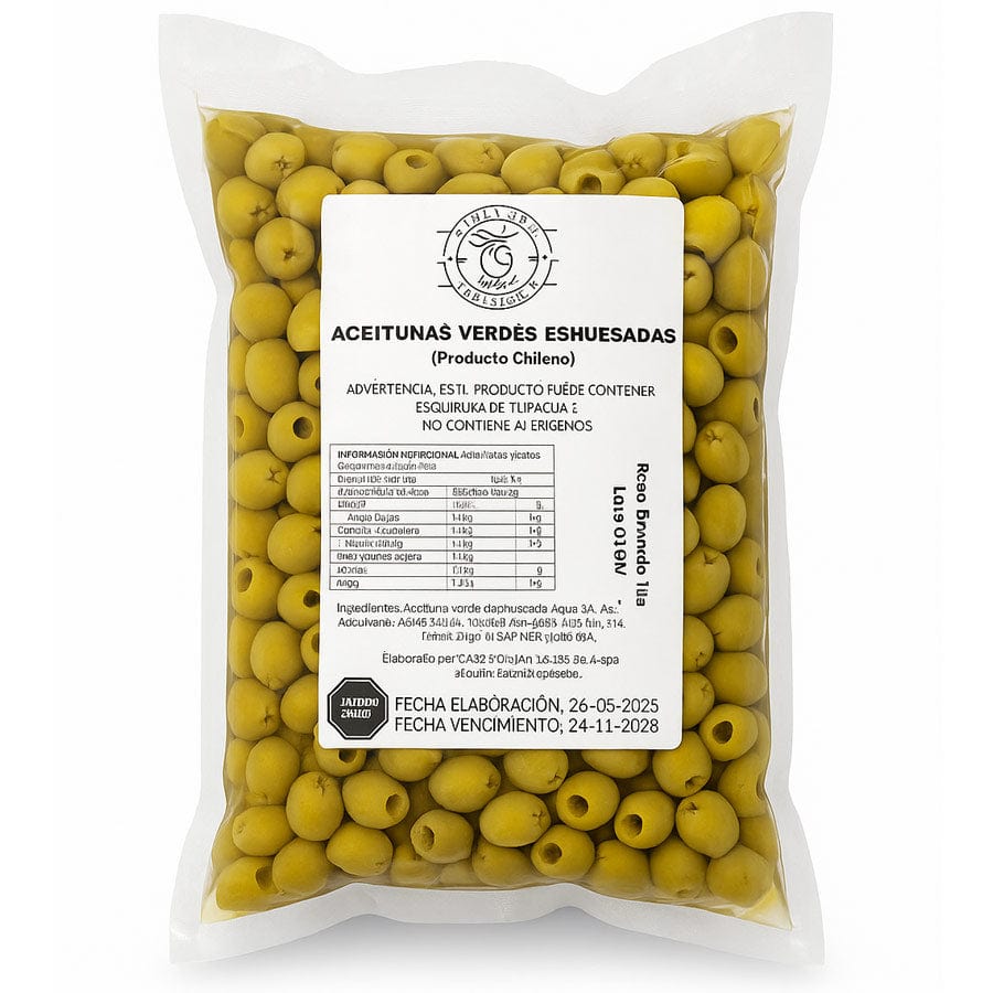 Alimentos Aceituna Verde sin Carozo - 1 Kilo Aceituna Verde sin Carozo - 1 Kilo ACEITUNAVSC