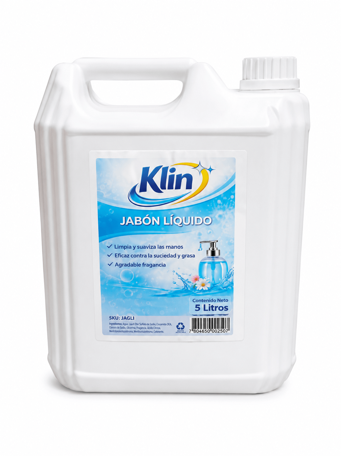 Químico Jabón Liquido Klin - Bidón 5 lts. Jabón Liquido Klin - Bidón 5 lts. JAGLI