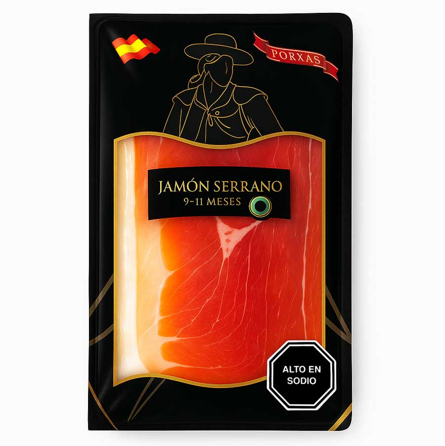 Alimentos Jamón Serrano - Sachet 500 gr Jamón Serrano - Sachet 500 gr JAMON
