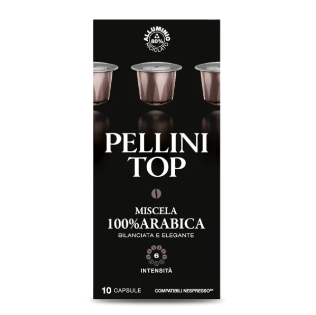 Pellini Top Café Cápsulas Nespresso® Compatibles 10 u Pellini Top Café Cápsulas Nespresso® Compatibles 10 u PEL002