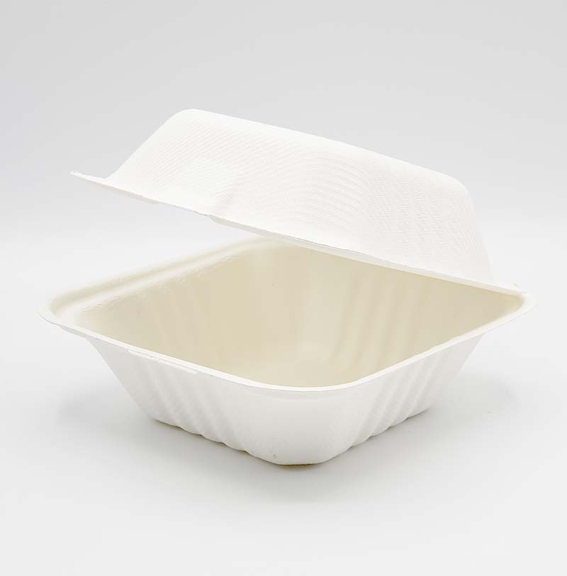 Envase Porta Hamburguesa Grande Biodegradable - Caja 500 un HAMBURBIOG*