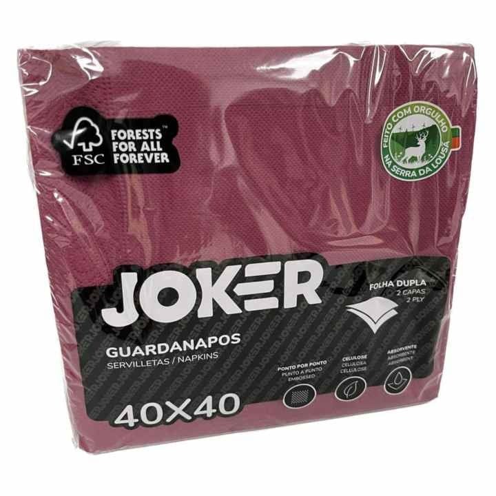 Servilletas Servilleta Mantel Burdeo Joker (40 x 40 cm) - 1.200 un. SERVIMESA40BU36*