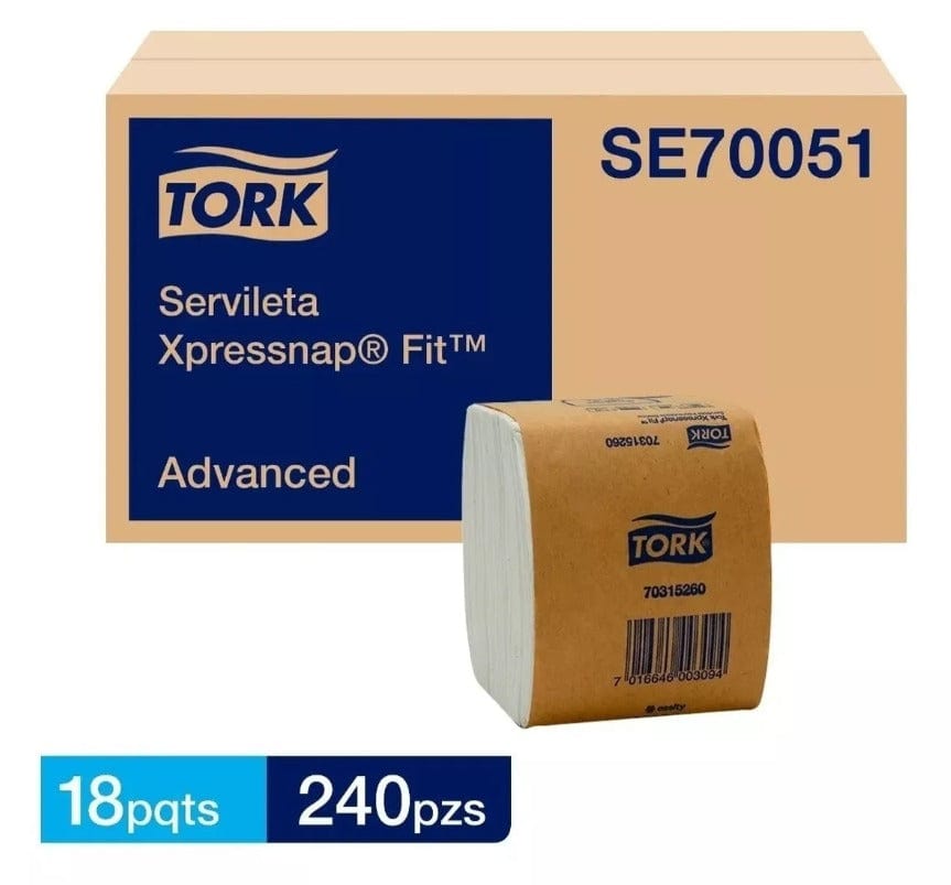 Papelería Tork Servilleta Xpressnap Fit Interfol. N14 H/S 18 SERVIMESAINTERB66*