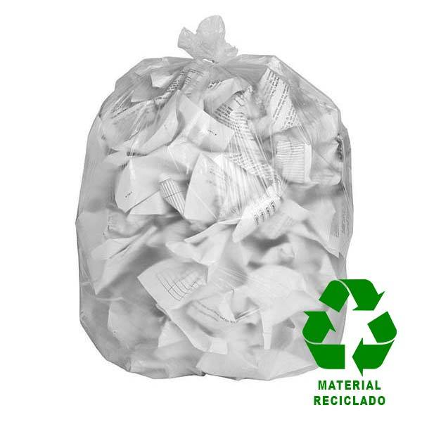Bolsa 50 x 70 - Bolsa de Basura Transparente - Carga Suave - Pack 10 un. BBT507030*