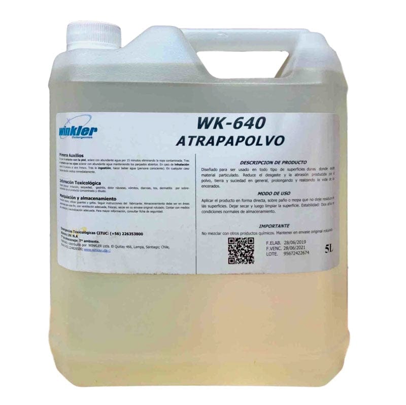 Químico Atrapa Polvo - Bidón 5 Lts