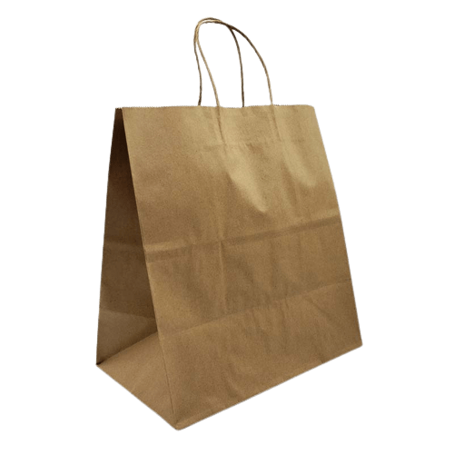 Bolsa Bolsa Kraft con manilla 27x16x30 (1x200) BOLSAK28163031*