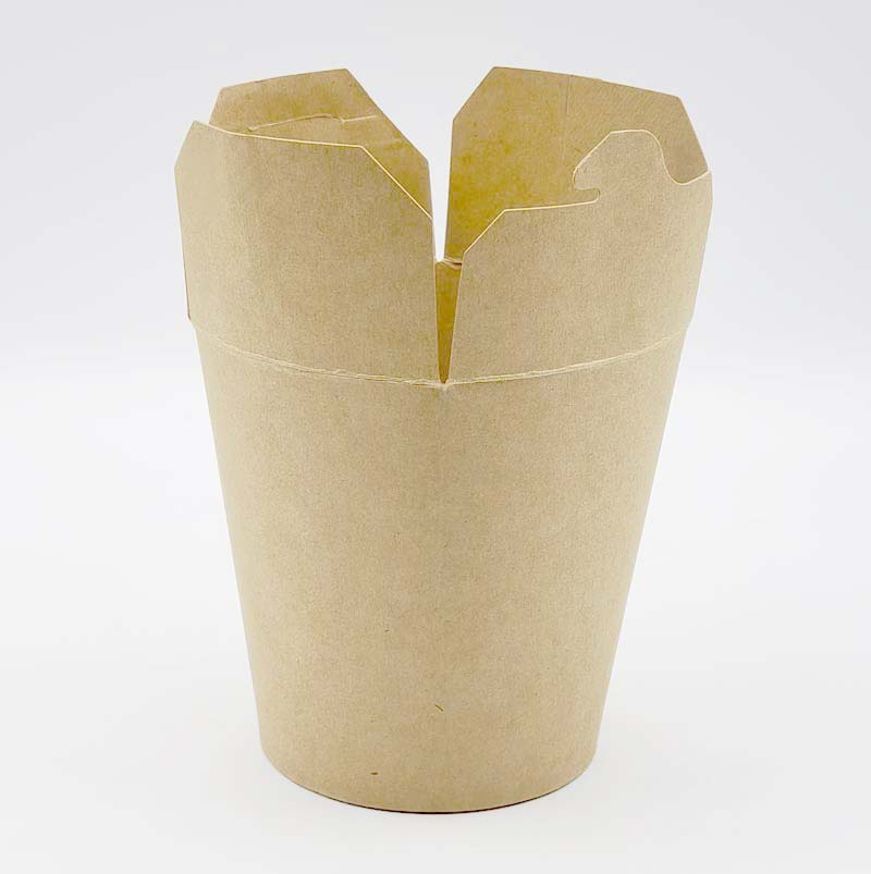 Envase Caja China Kraft 500 cc - 16 oz - 500 und. CAJACHINAK1608*