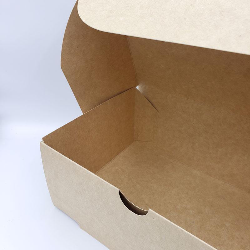 Envase Caja Kraft Delivery 1800 cc Alta - Pack 200 und CAJAKRAFT1800A71*