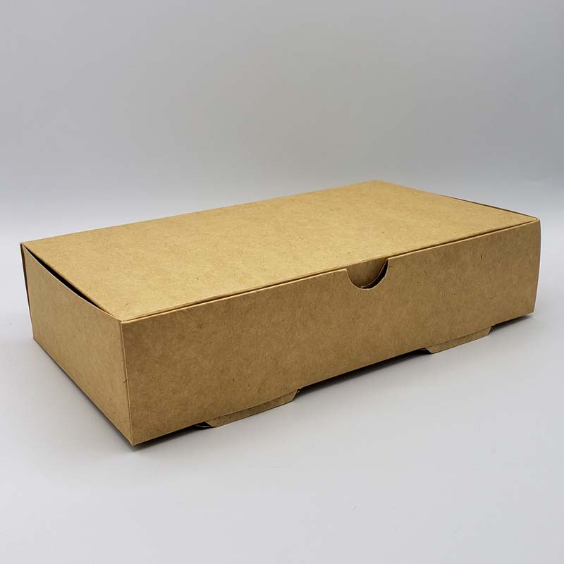 Envase Caja Kraft Delivery 1800 cc - Pack 200 und CAJAKRAFT180004*