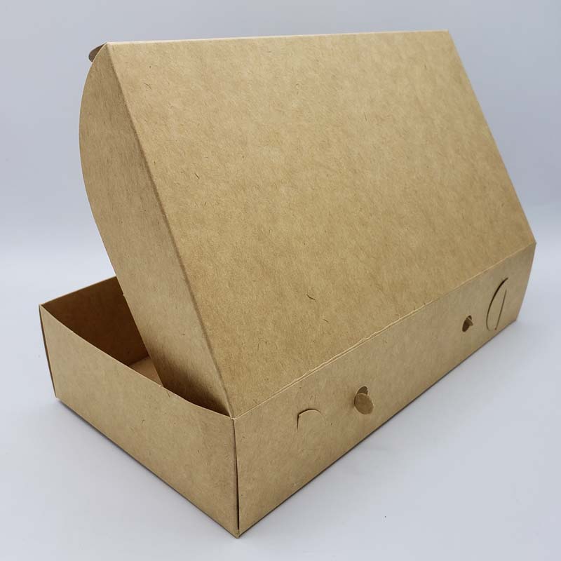 Envase Caja Kraft Delivery 1800 cc - Pack 200 und CAJAKRAFT180004*