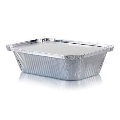 Aluminio Contenedor Aluminio C-20 Con Tapa - Caja 1000 un ALUMC20