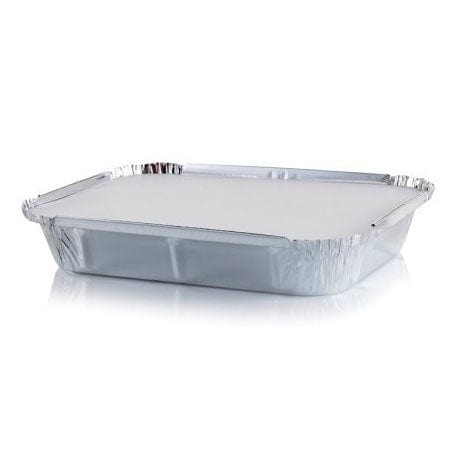 Aluminio Contenedor Aluminio C-30 Con Tapa - Pack 125 un ALUMC30P