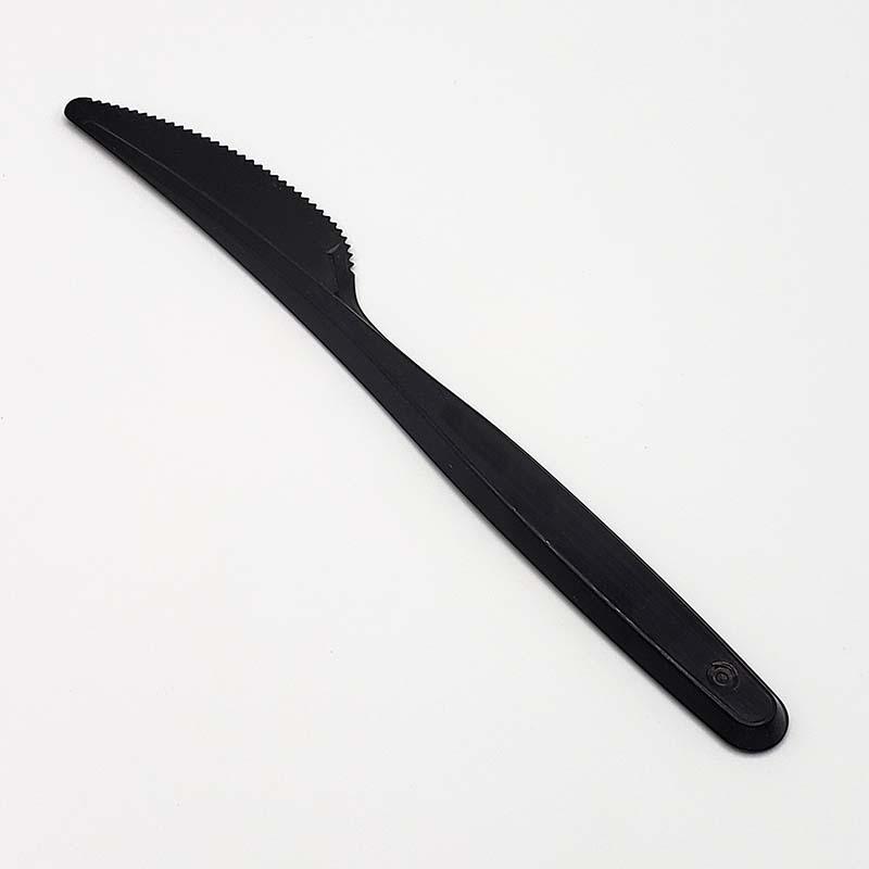 Cubiertos Cuchillo Negro Resistente - Caja 1.000 und CUCHIN08*