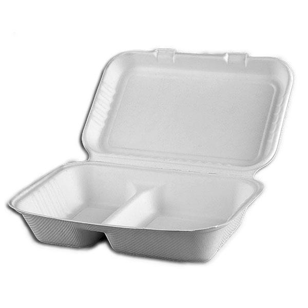 Envase Envase Multiuso Biodegradable con Division - Caja 250 un COLACIONCONBIO80*