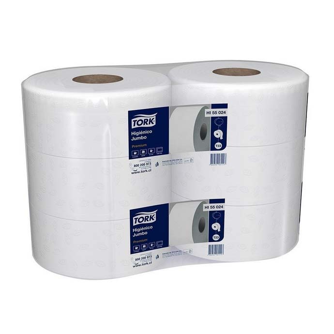 Papelería Higiénico Tork Classic Premium 250 mts - Pack  6 un. PAPELH250DE66*