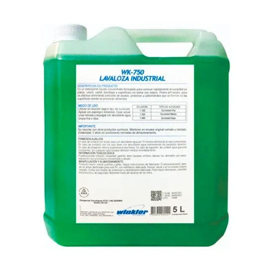 Químico Lavaloza - Bidón 5 lts.