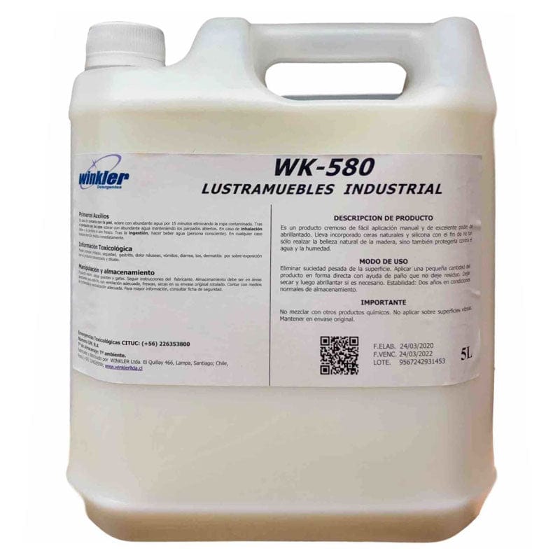 Químico Lustramuebles Emulsionado - Bidón 5 Lts LUSTRAM544*