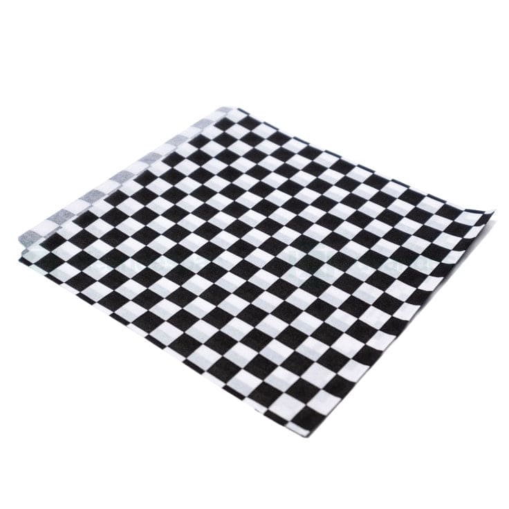 Antigrasa Papel Antigrasa para Sandwich Negro / Blanco - 500 un PAPELANTIGRACNB04*