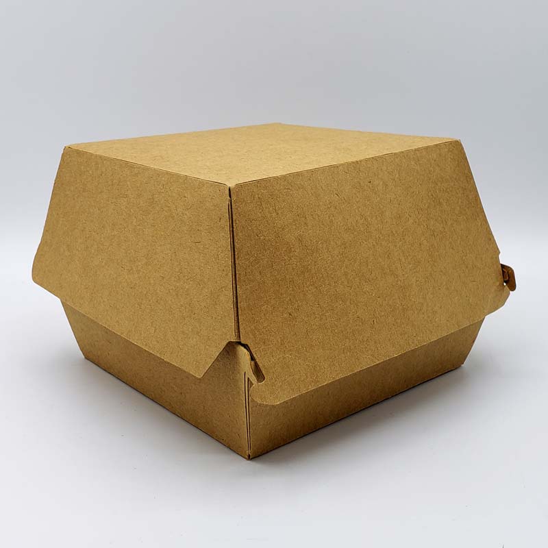 Envase Porta Hamburguesa Kraft L - Caja 600 un HAMBURKRAFTL71*