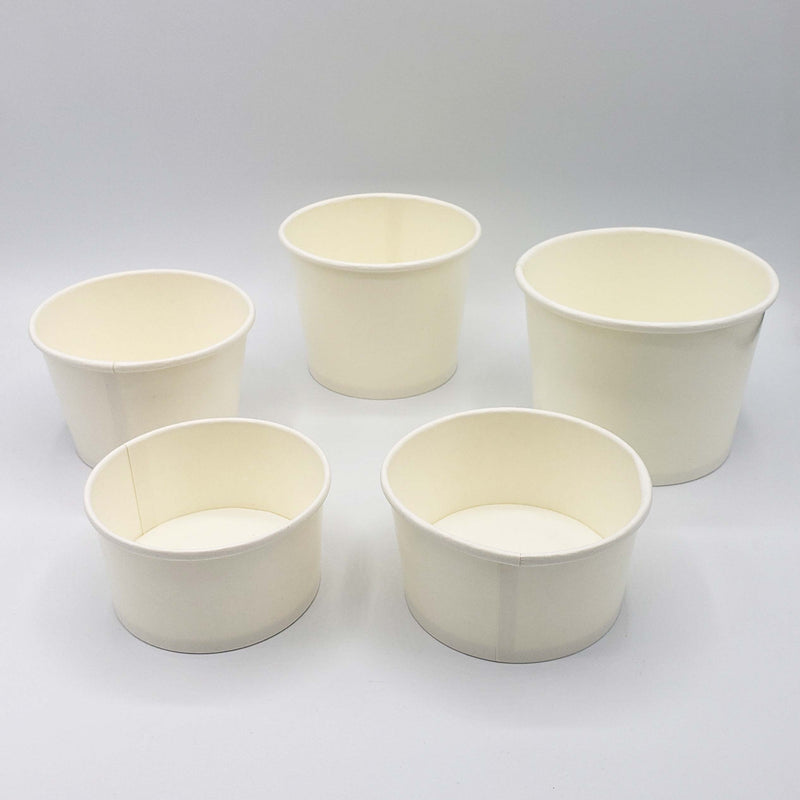 Envase Pote Polipapel Blanco 6 oz / 180 cc - Caja 1000 un POTEPOLIPA18071*