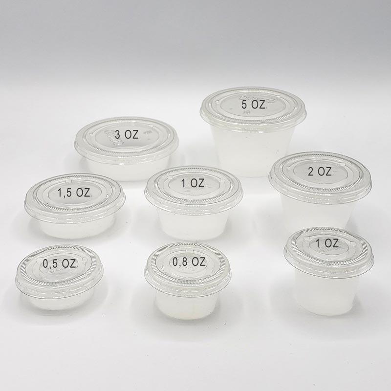 Envase Pote Salsero 2,5 oz - Caja 2.500 und Caja 2.500 und SALS2508*