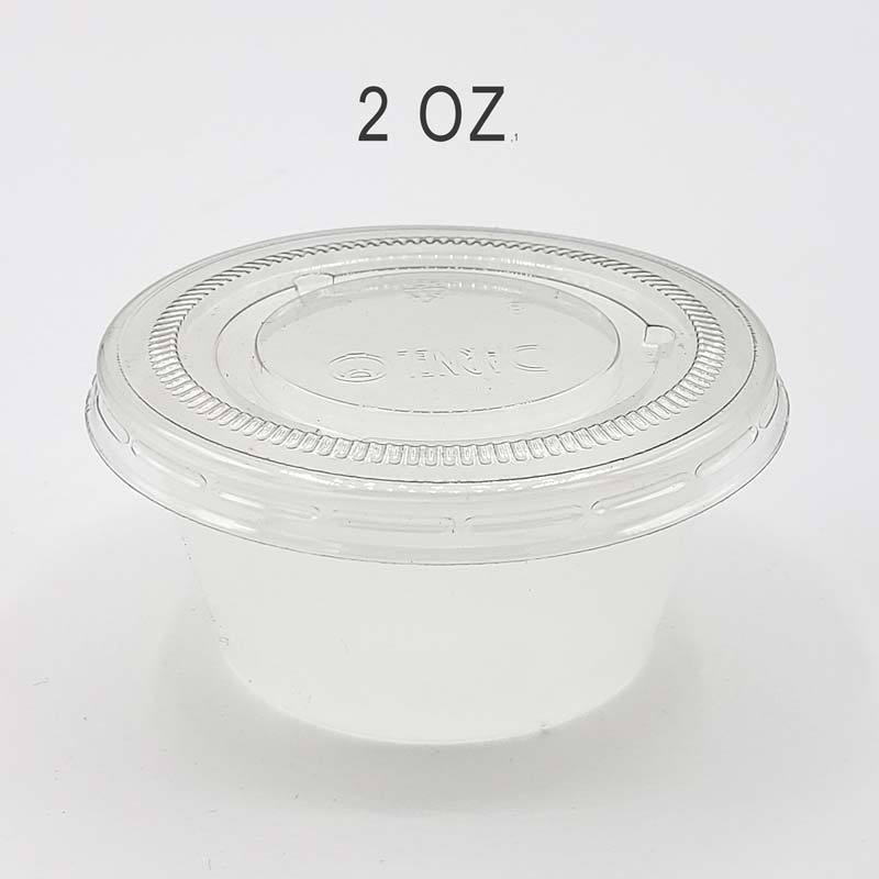 Envase Pote Salsero con Tapa 2 oz - Pack 100 Unidades Pote Salsero con Tapa 2 oz - Pack 100 Unidades SALS2022*/SALS20TAPA22*P