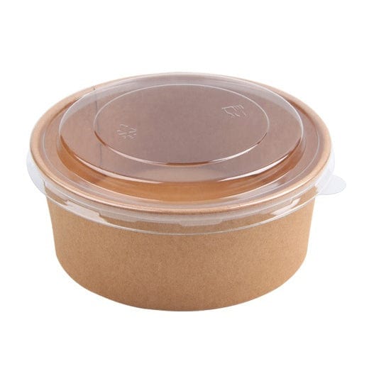 Bowl Pote y Tapa Polipapel Kraft 750 cc - Caja 300 und POTEPOLIPA750CT*