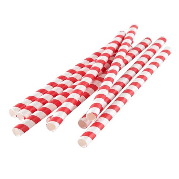 Bombilla Bombilla Envasada Rigida Lineas Rojo/blanco 6*197mm (1x400) BOMPAPELRB62055*