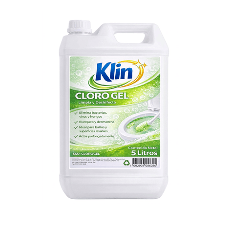 Químico Cloro Gel al Klin - Bidón 5 lts. Cloro Gel al Klin - Bidón 5 lts. CLOROGEL