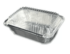 Aluminio Contenedor de Aluminio C 40 con Tapa Domo Transparente - Caja 300 und ALUMC40D