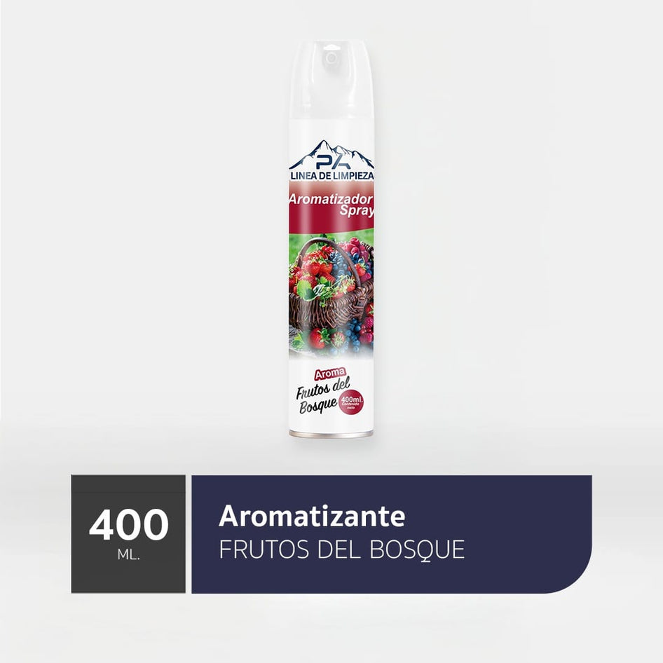 Químico Desodorante Ambiental en Aerosol Frutos del Bosque 400ml Desodorante Ambiental en Aerosol Frutos del Bosque 400ml DESAMBIEN011