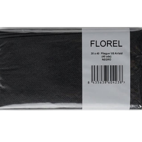 Papelería Servilleta Mantel Negra Tipo Tela Florel 30x40 1/6  (1x600) Servilleta Mantel Negra Tipo Tela Florel 30x40 1/6  (1x600) SERMAPN6