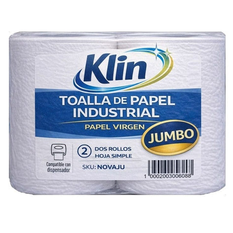 Papelería Toalla de Papel Económica Klin Jumbo (1X2) Toalla de Papel Económica Klin Jumbo (1X2) NOVAJU