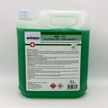 Químico Alcohol Gel -  Bidón 5 lts. ALCOGEL544*