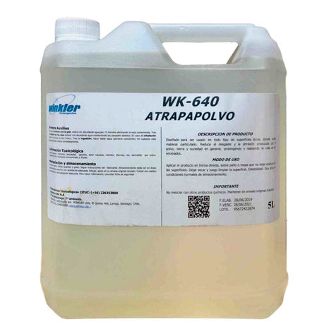 Químico Atrapa Polvo - Bidón 5 Lts