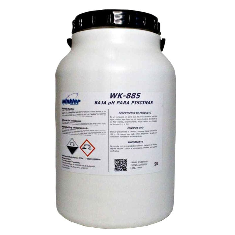 Químico Baja Ph. Piscina - Envase 1 KG PHBAJA144*