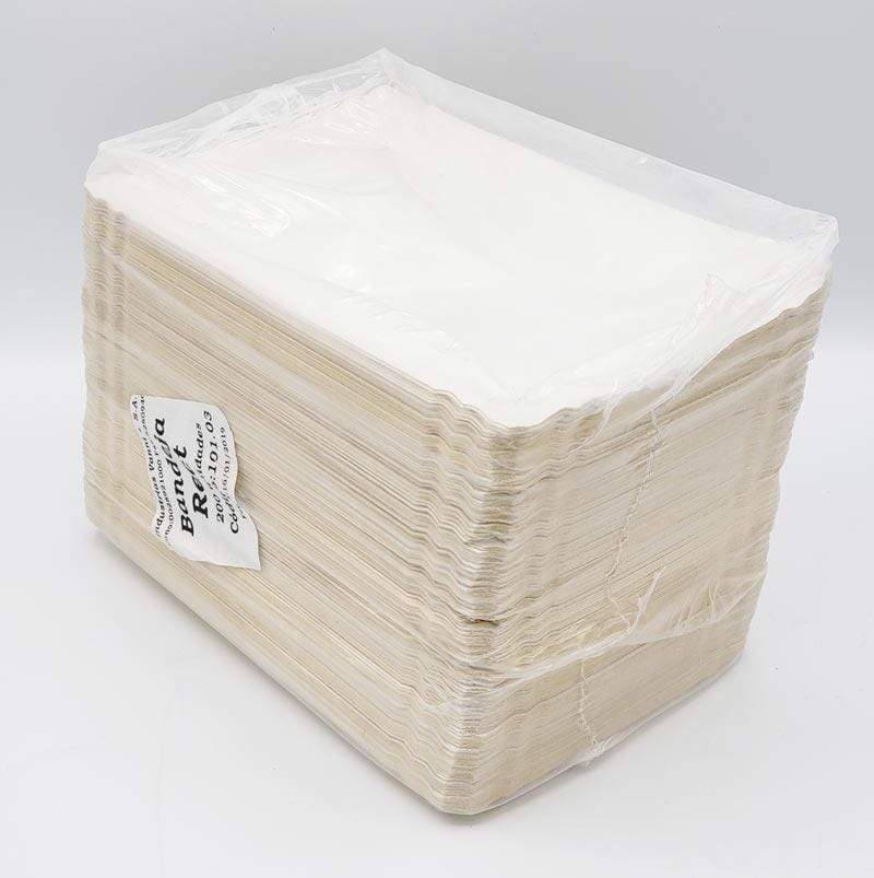 Envase Bandeja Rectangular Cartón N°4 - Pack 200 und BREC420*