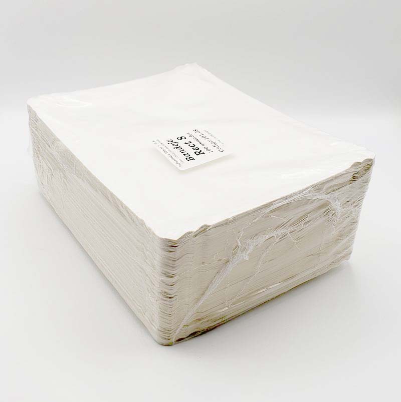 Envase Bandeja Rectangular Cartón N°8 - Pack 100 und BREC820*