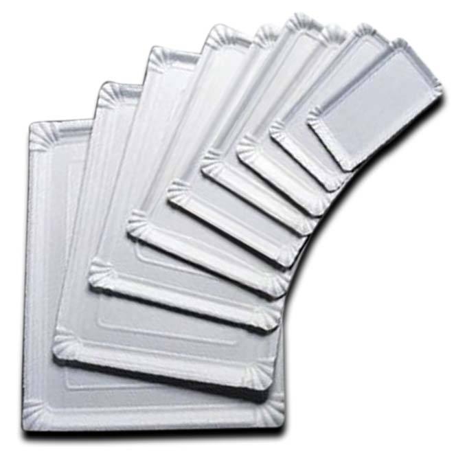 Envase Bandeja Rectangular Cartón N°8 - Pack 100 und BREC820*