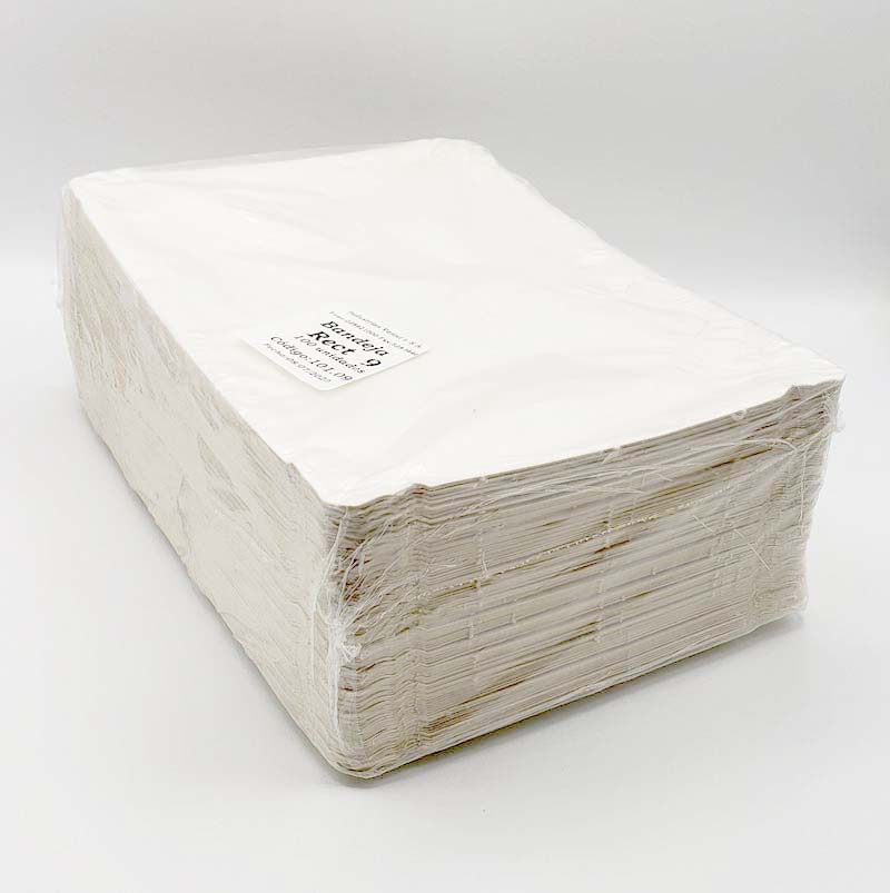 Envase Bandeja Rectangular Cartón N°9 - Pack 100 und BREC920*