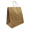Bolsa Bolsa Kraft con manilla 27x16x30 (1x200) BOLSAK28163031*