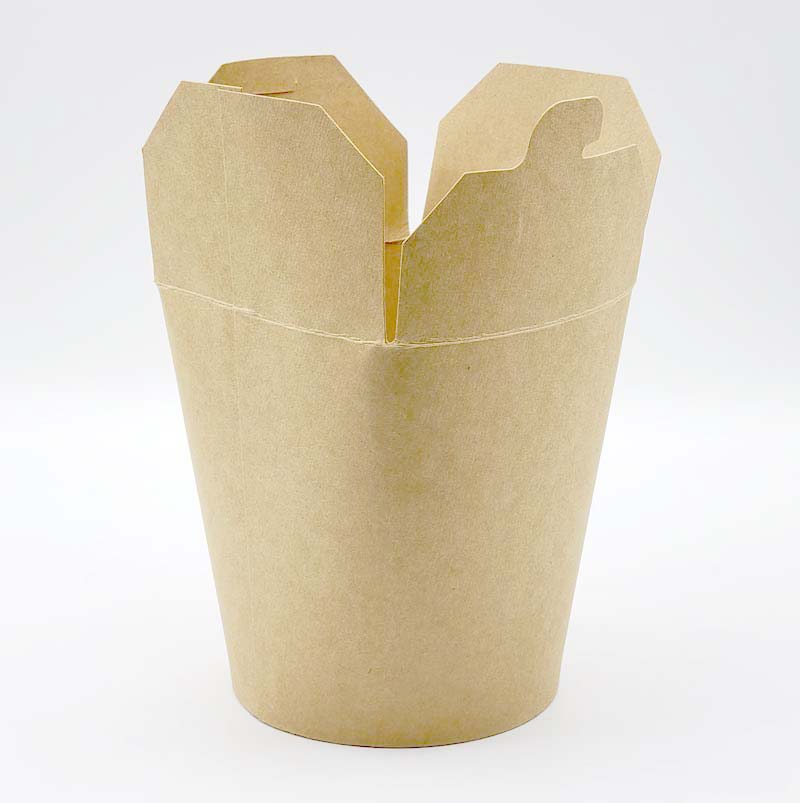 Envase Caja China Kraft 1000 cc - 32 oz - 50 und. CAJACHINAK3208P*