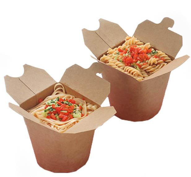 Envase Caja China Kraft 500 cc - 16 oz - 500 und. CAJACHINAK1608*