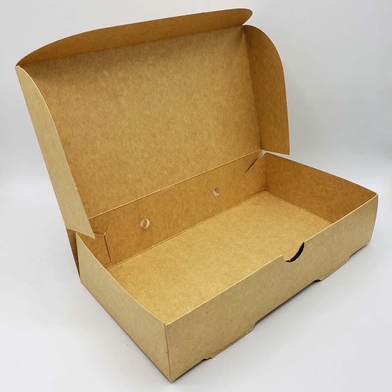 Envase Caja Kraft Delivery 1800 cc - Pack 200 und CAJAKRAFT180004*