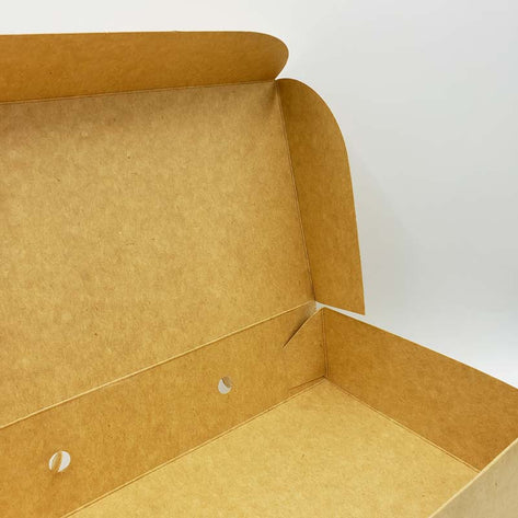 Envase Caja Kraft Delivery 1800 cc - Pack 200 und CAJAKRAFT180004*