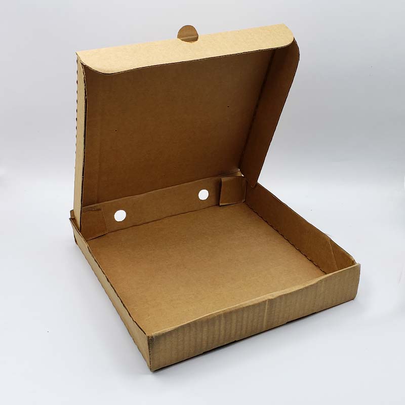 Envase Caja Pizza Blanca Mediana 25 x 25 cm. - Pack 50 und CPIZZA25R71*