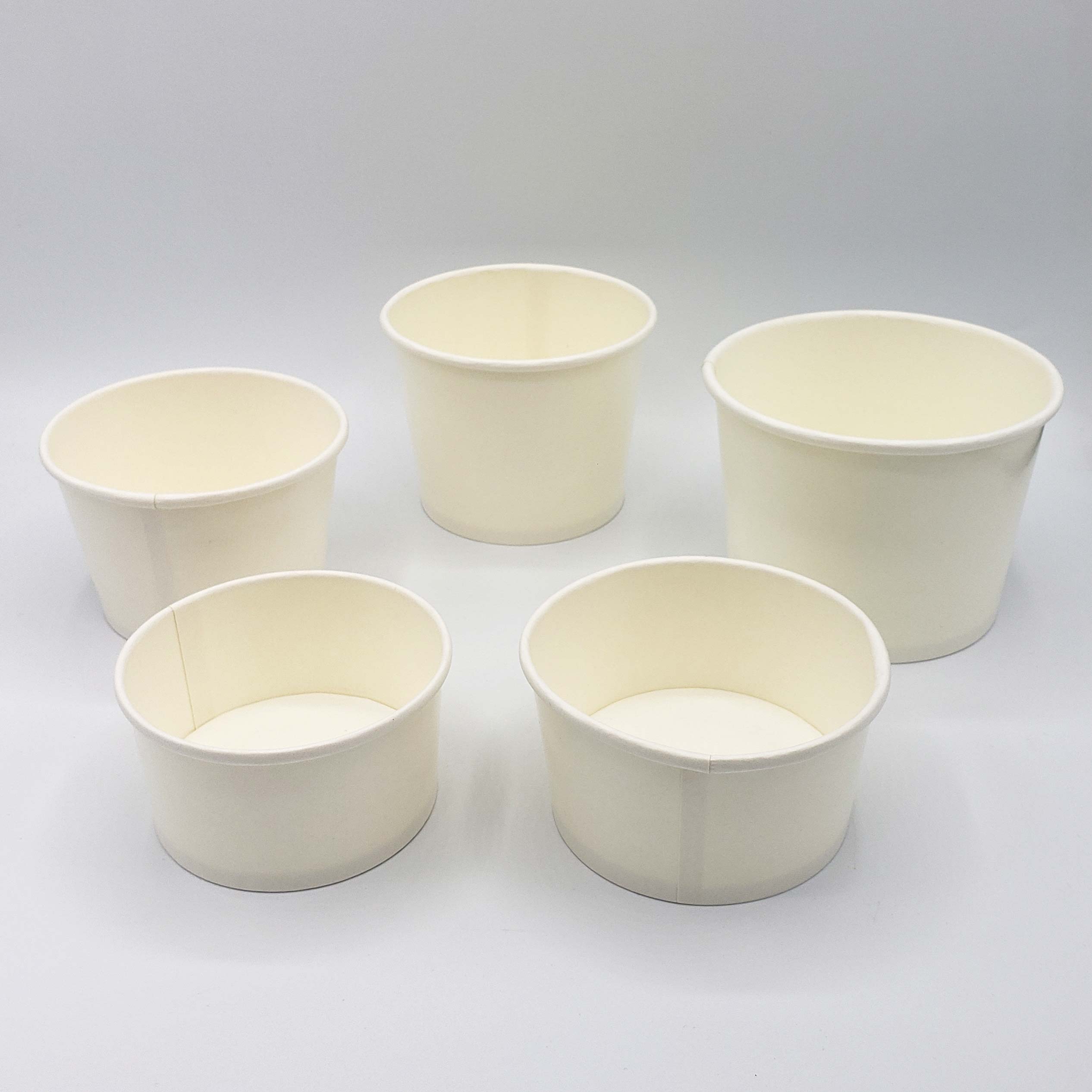 Envase Copia de Pote Polipapel Blanco 4 oz / 120 cc - Caja 1000 un POTEPOLIPA12071*