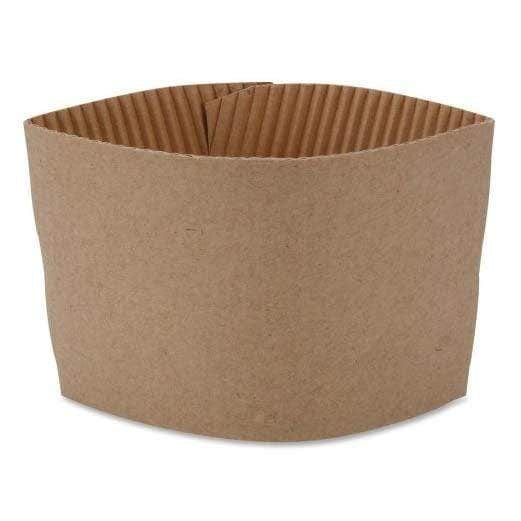 Vasos Cubre Vaso Cartón para Vaso Polipapel 240 cc - 8 oz - Pack 100 und PORTAVASOPOL2471P*