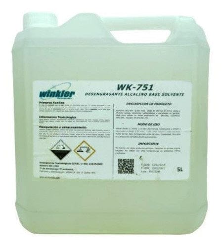 Químico Desengrasante Alcalino Base Solvente  - Bidón 5 lts. DESEN544*